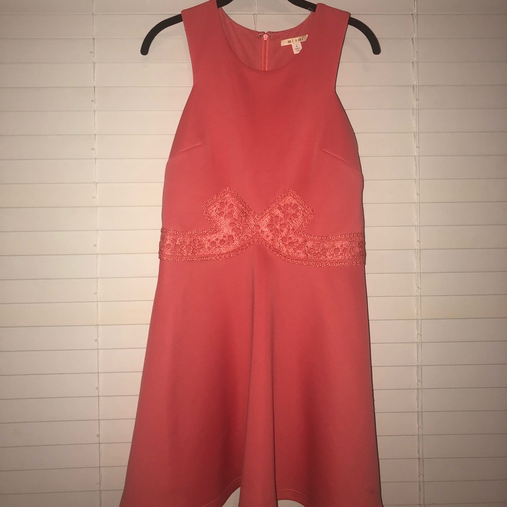 Coral dress